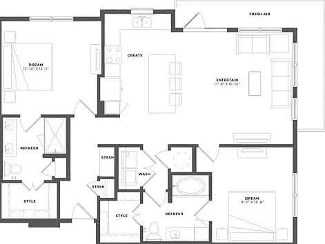 B2 Floor Plan B2 Floor Plan