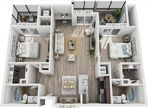 Floor plan B1