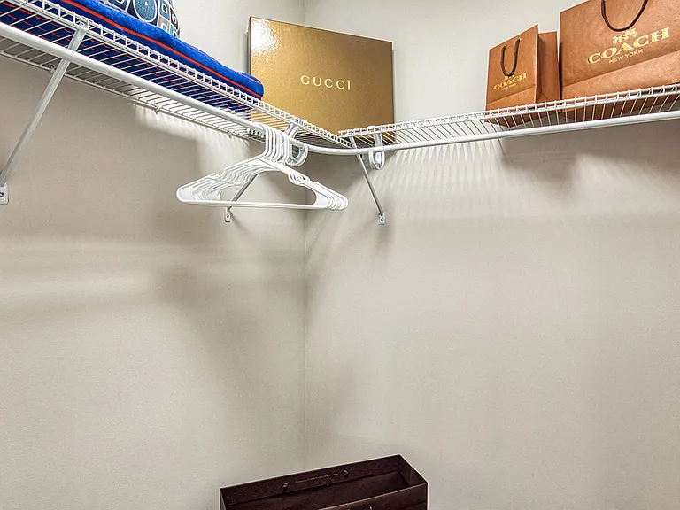 Plenty of closet space