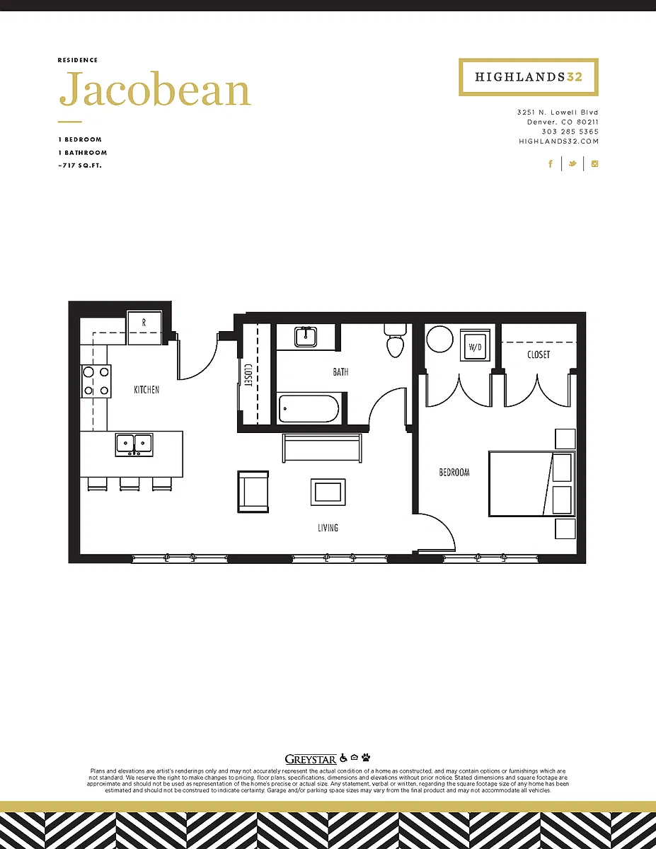 Floor plan Jacobean