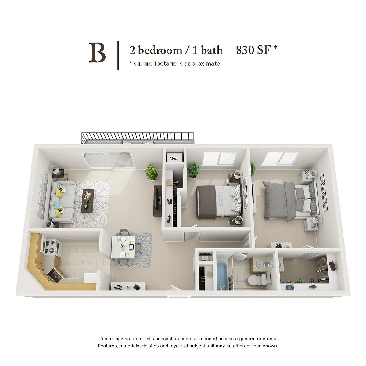 Floor plan B