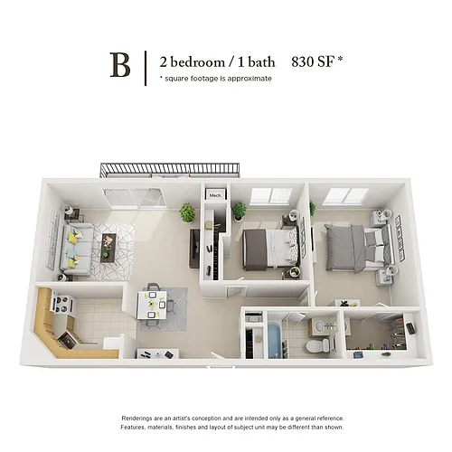 Floor plan B