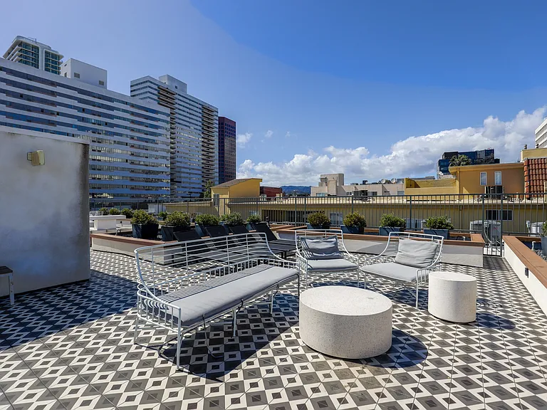 Seating Area on the RooftopTerrace