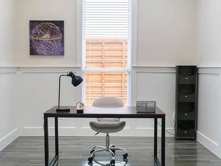 Office with large window