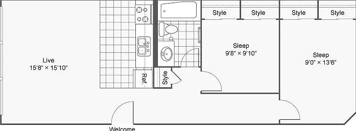 719 sqft 719 sqft