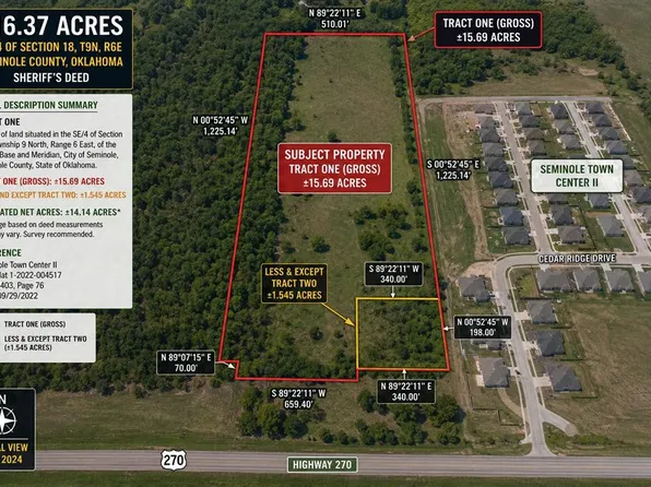 Cedar Ridge Rd, Seminole, OK 74868