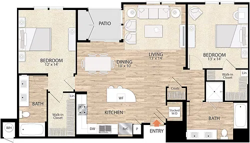 Floor plan Plan R