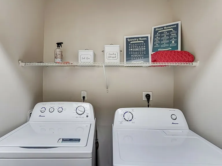 A dedicated space for daily laundry needs.