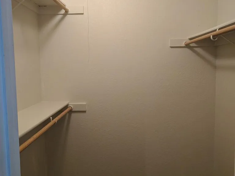 Master bedroom walking closet
