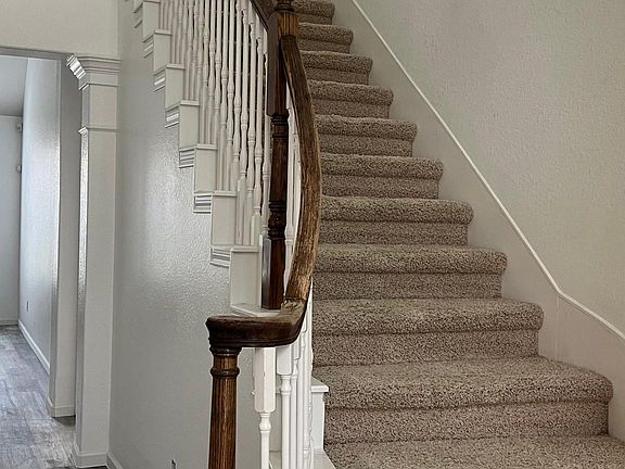 Stairs to secondary Bedroom.