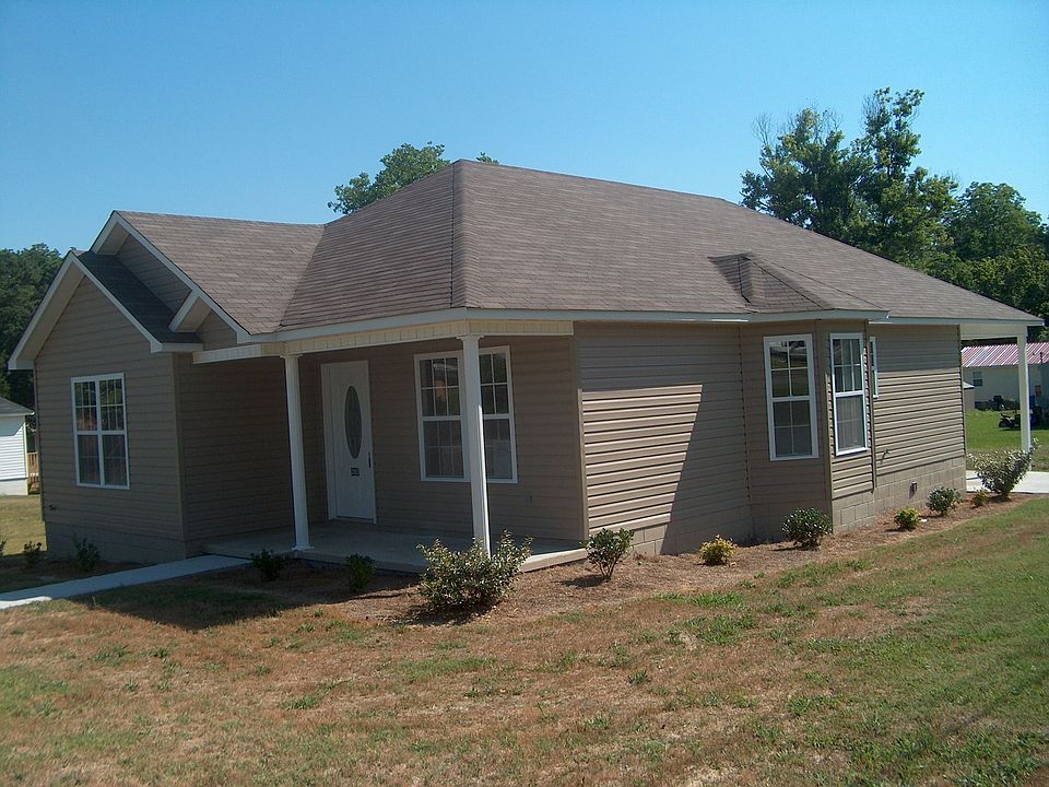 300 Milner Street Hartselle, AL sits on a corner lot.