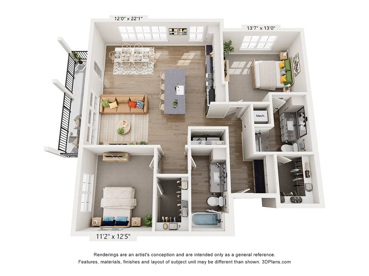 Floor plan The Lariat