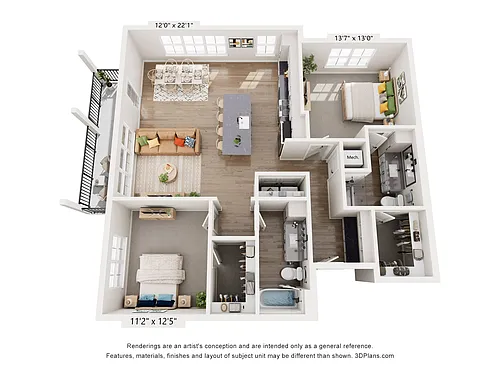 Floor plan The Lariat