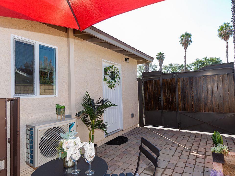 Private entrance with security gate