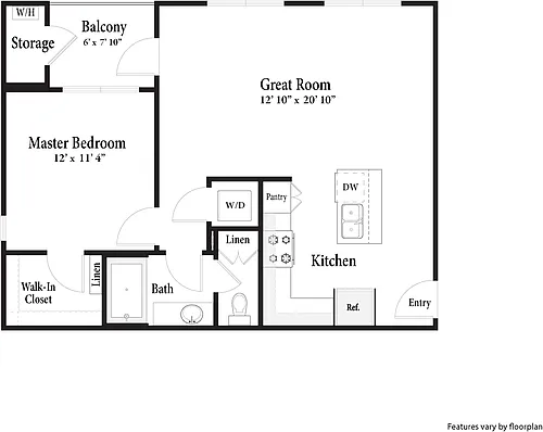 Floor plan A1F.3
