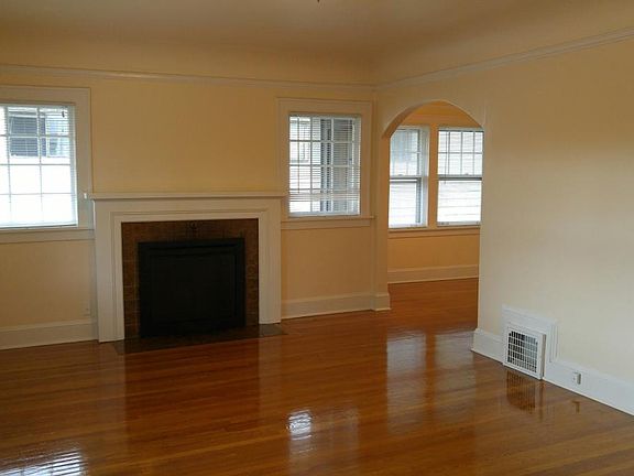 Living room with fireplace