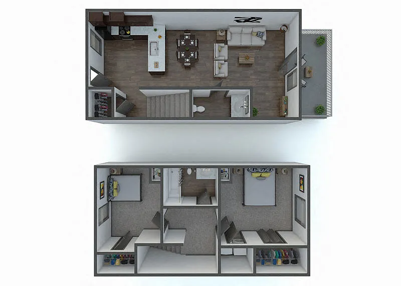 Floor plan The Parker