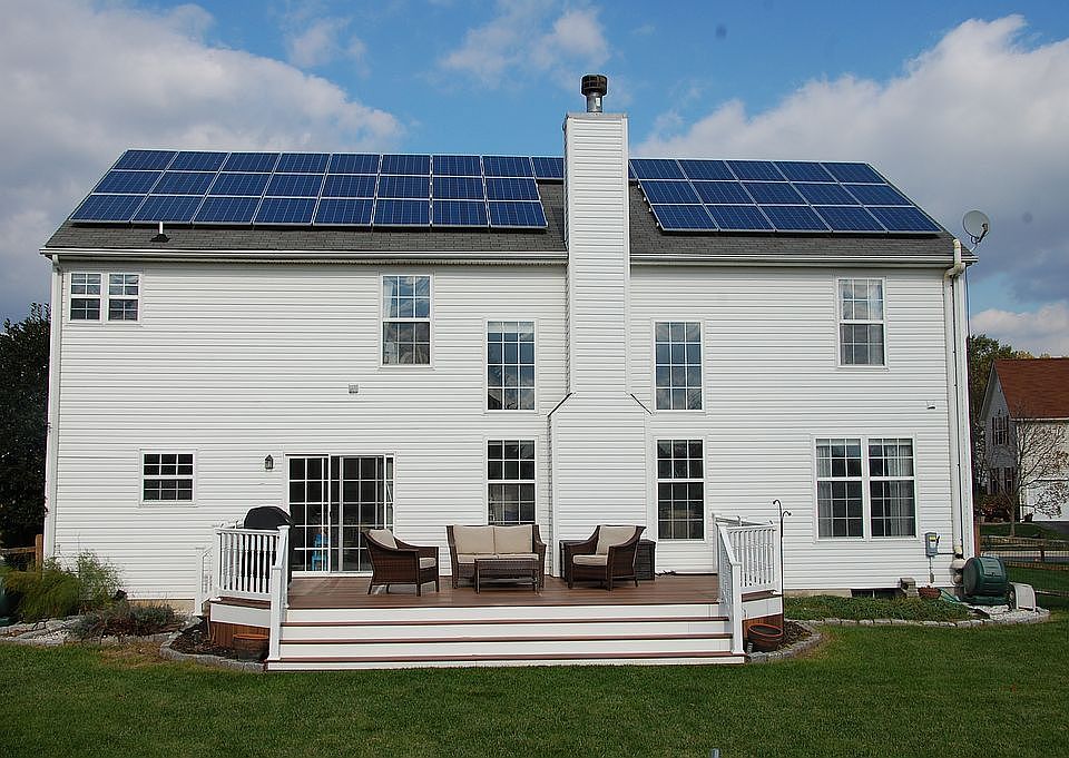 Rear View + Solar Panels