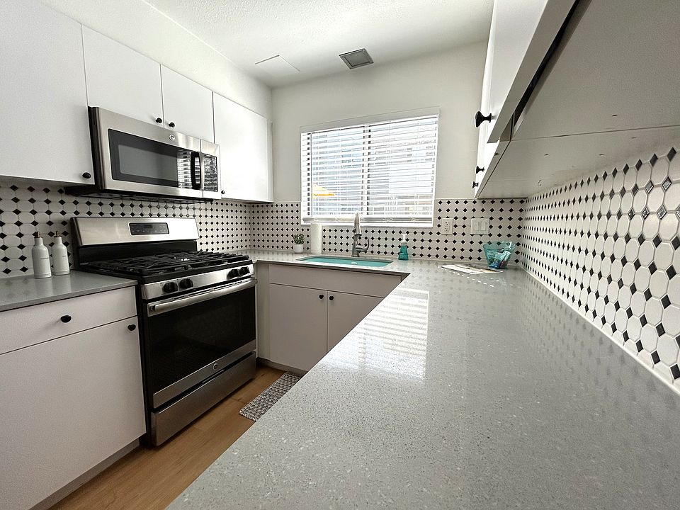 Our 2 bedroom features a large kitchen with full stainless steel appliance package.