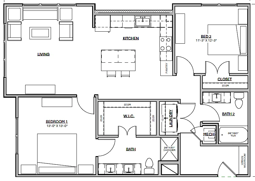 Floor plan B4