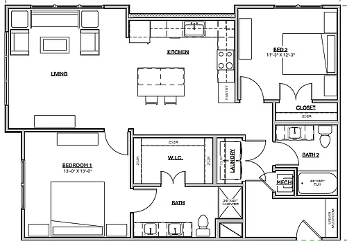 Floor plan B4