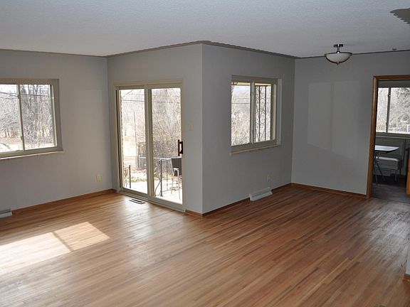 Beautiful, refinished wood floors and spacious living area