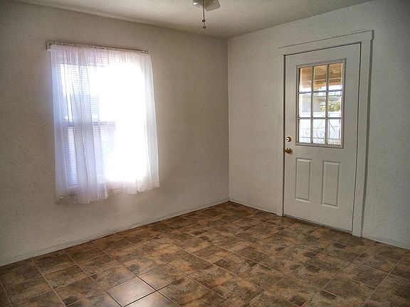 2nd bedroom--opens onto back patio and yard