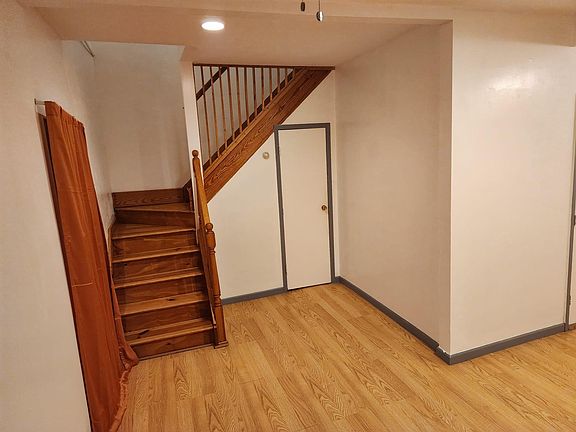 Downstairs. With closet.