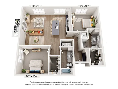 Floor plan The Trotter