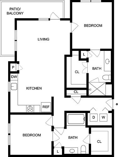 Floor plan B2K