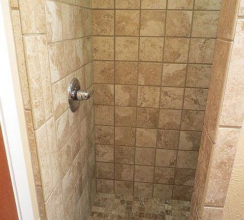 Master shower