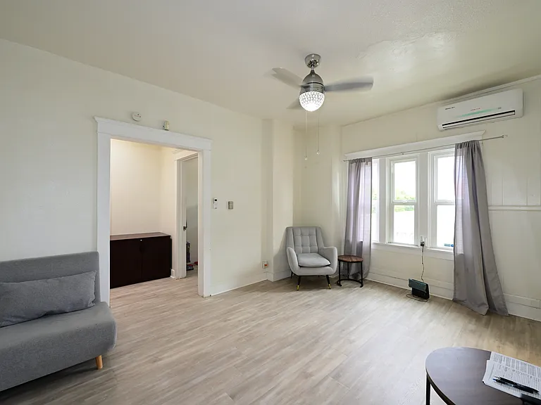 updated unit, super bright with many windows, furnished - any furniture can be removed