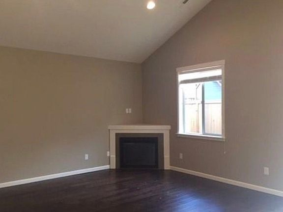 Fireplace on living area