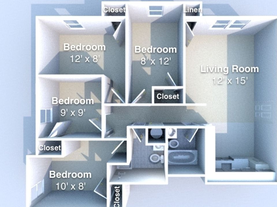 2nd image of 231 Pierce St #4B-2Ba-1040Sqft