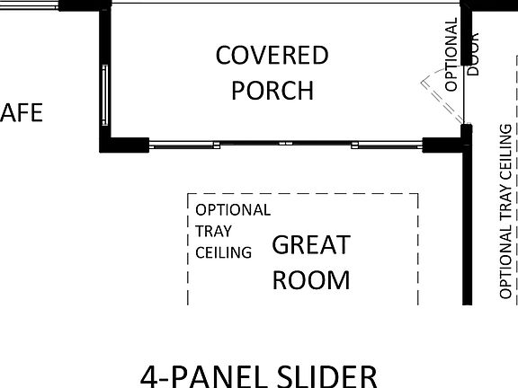 Optional 4-Panel Slider