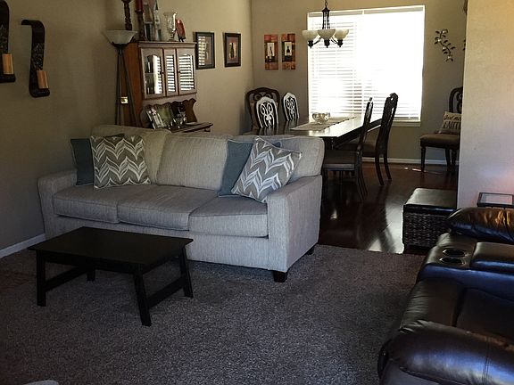 Living Room open to dining