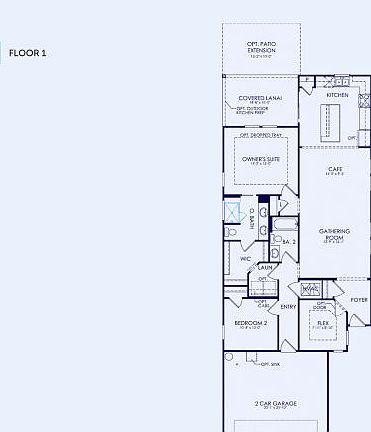 Compass Floor Plan, Quick Move-In Home, Floor 1