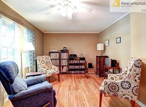 Formal Living Room w/hardwood flooring.