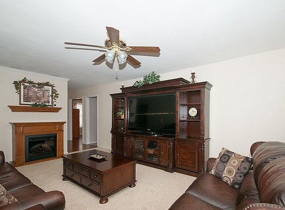 Cozy Living Room with Fireplace