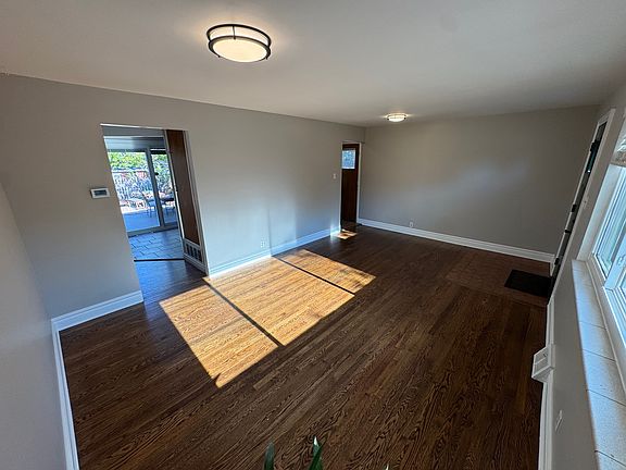 Another view of the front living / dining room.