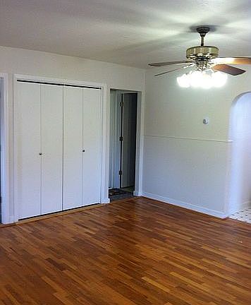 Washer/dryer area enclosed.