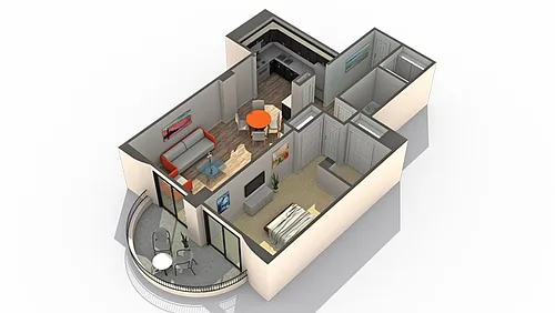 Floor plan Seven 91