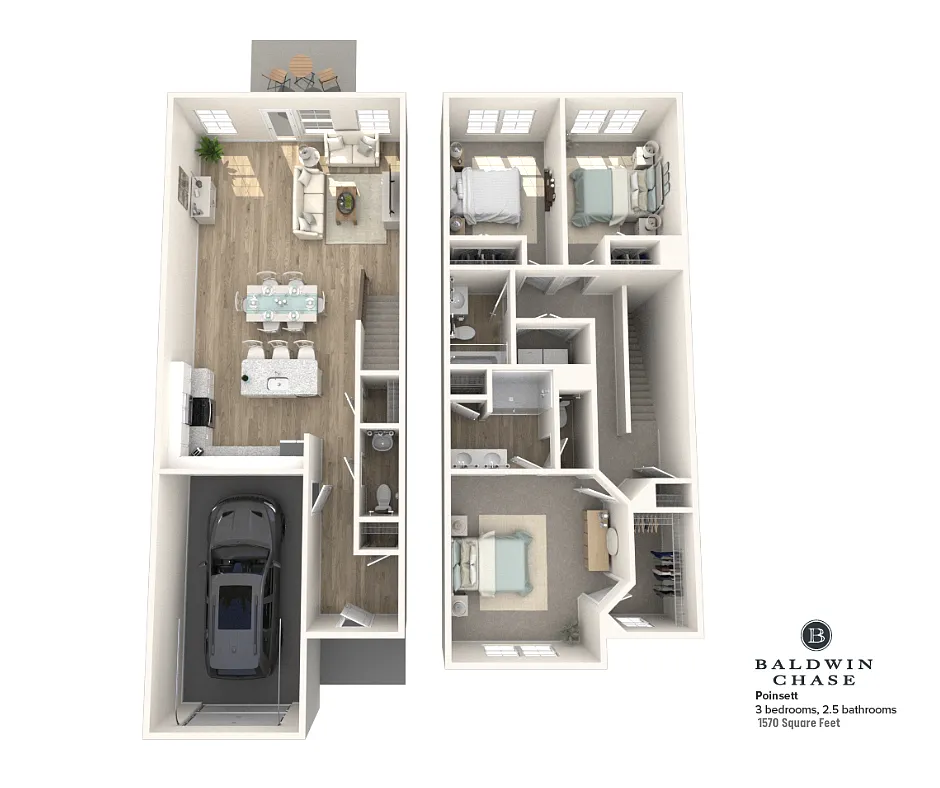 Floor plan Poinsett