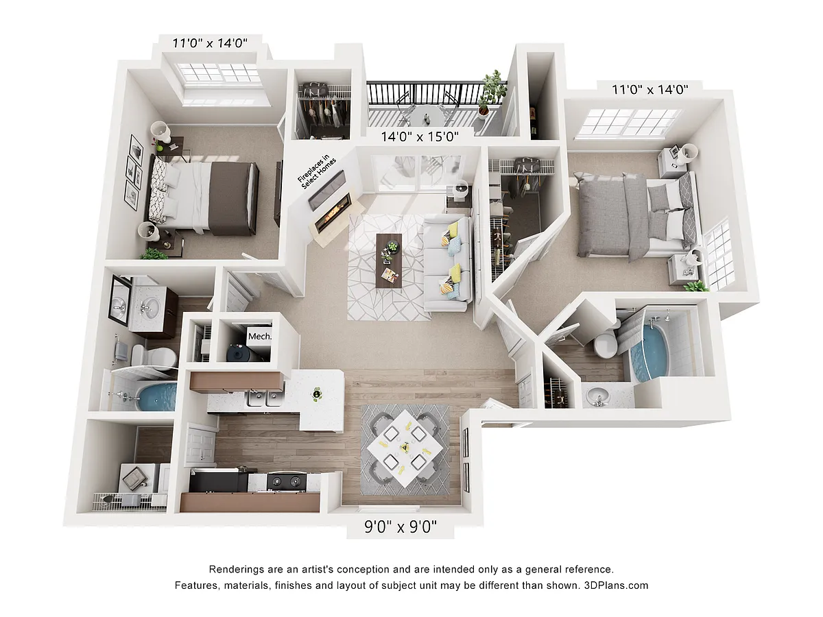 Floor plan Polar Bear
