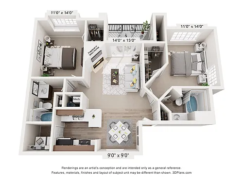 Floor plan Polar Bear