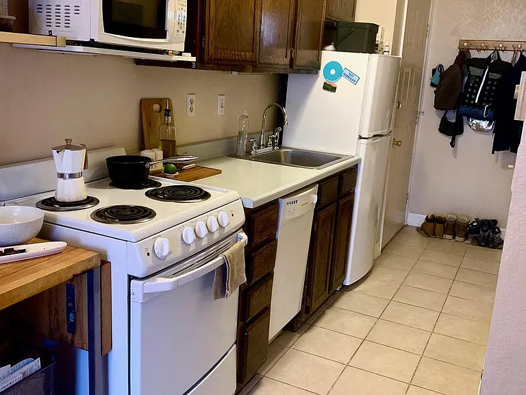 Kitchen View From Dining Area
