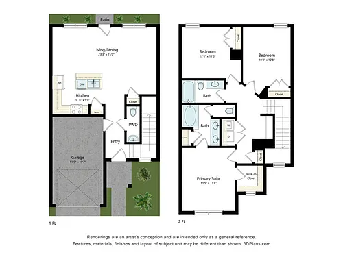 Floor plan Lavender
