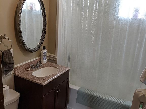 Bathroom with medicine cabinet