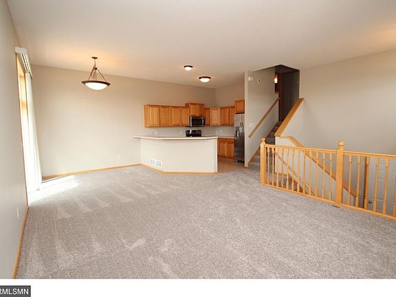 Living room, dining room and kitchen, great open floor plan!