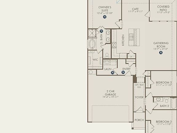 Dayton Floor Plan, Quick Move-In Home, Floor 1